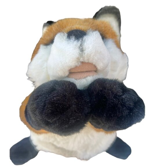 Aurora World Plush Fox Hand Puppet 18” Long With Tail Polyester Fiber tan white - Picture 15 of 15